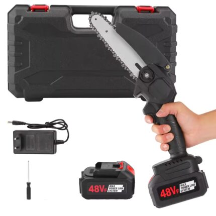 Wireless Double Battery Chainsaw Machine