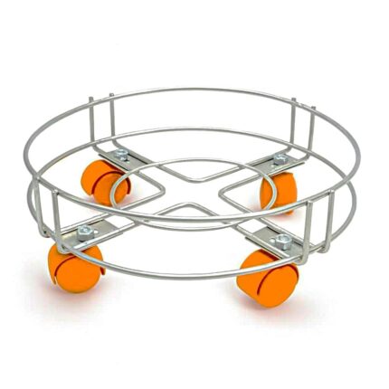 Stainless Steel Cylinder Trolley with Wheels